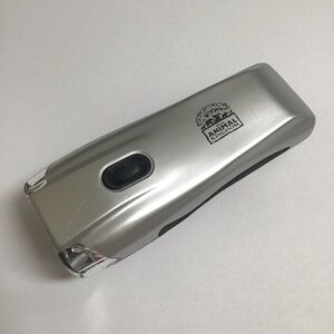 Disney Animal Kingdom Flashlight Crank Toy Silver Black Wind Up Authentic Boxed